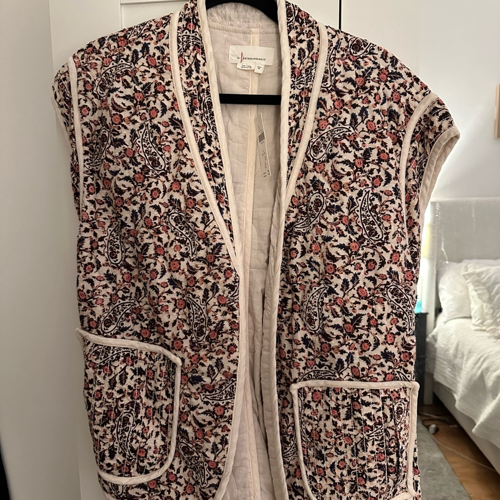 Anthropologie NWT Sleeveless Vest